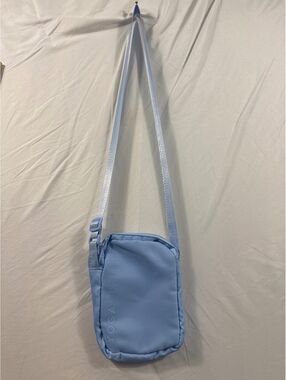 Yogalicious Light Blue Crossbody Bag with Adjustable Strap